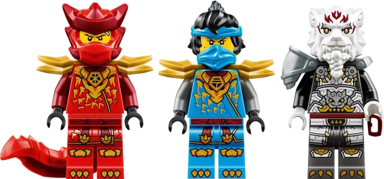 Trois minifigurines pour des combats épiques