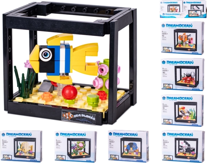 Jeu de construction Aquarium – monde sous-marin créatif pour enfants 6+