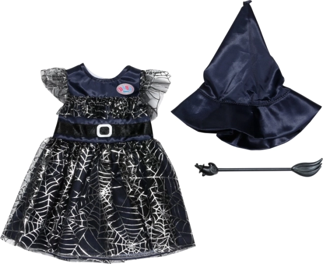 Look de magicienne avec motif de toile d