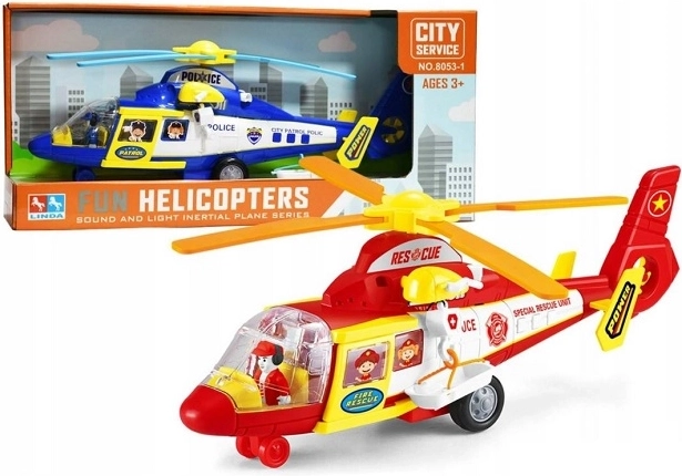 Hélicoptère 38 cm avec lumières et sons