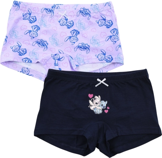 Boxers pour fille Lilo & Stitch, lot de 2 pièces