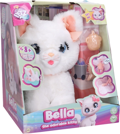 Chaton interactif avec effets sonores, 27 cm