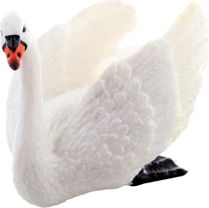 Figurine en plastique cygne 8 cm