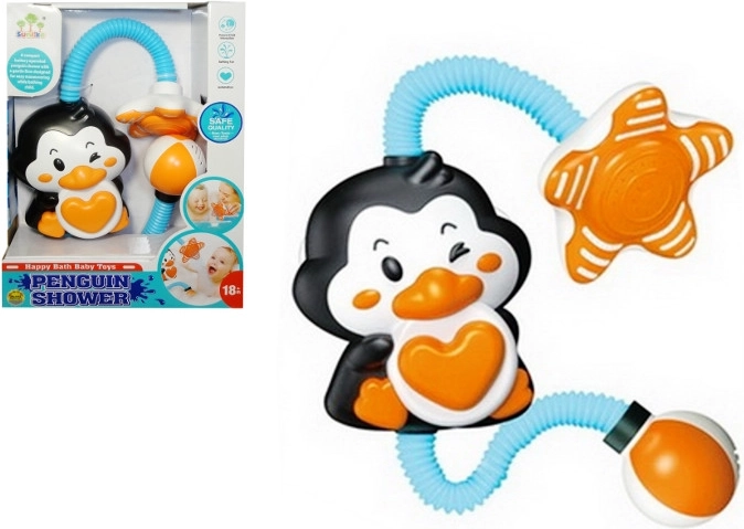 Jouet de bain pingouin avec douche pour enfants