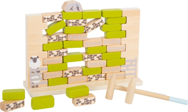 Jeu en bois Mur bancal