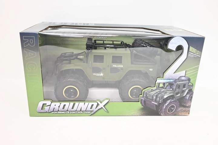 Voiture RC militaire tout-terrain télécommandée - 1 pièce