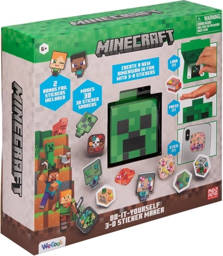 Minecraft Fabricant d’autocollants 3D Creeper