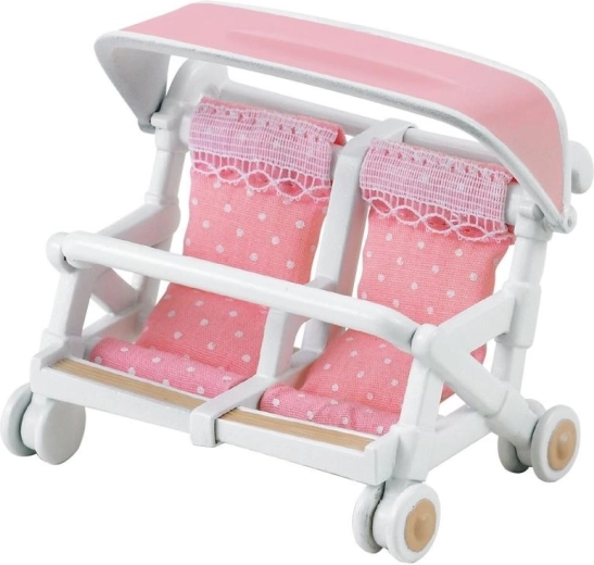 Poussette pour jumeaux lapins