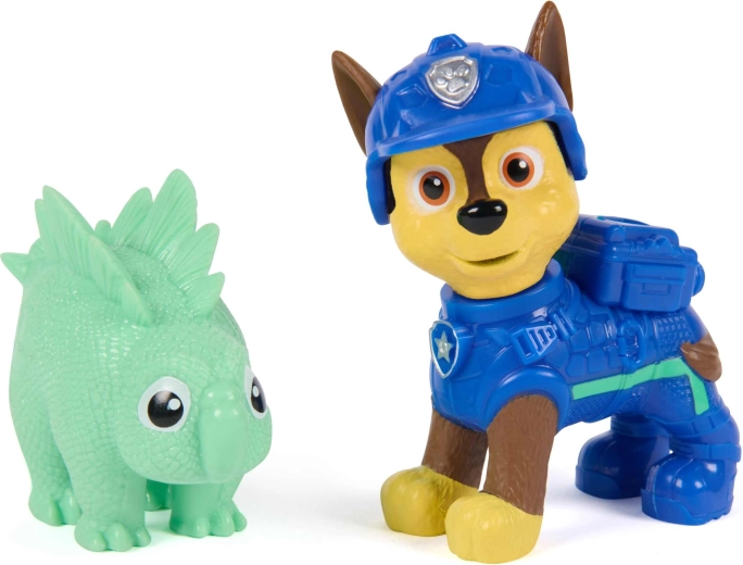 Chase et un dinosaure dans le même coffret