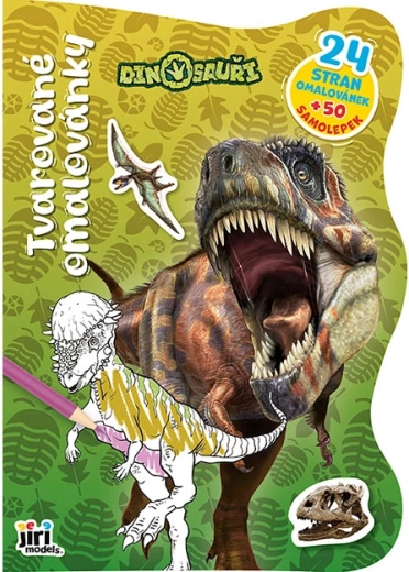 Coloriages découpés dinosaures - 1 pièce