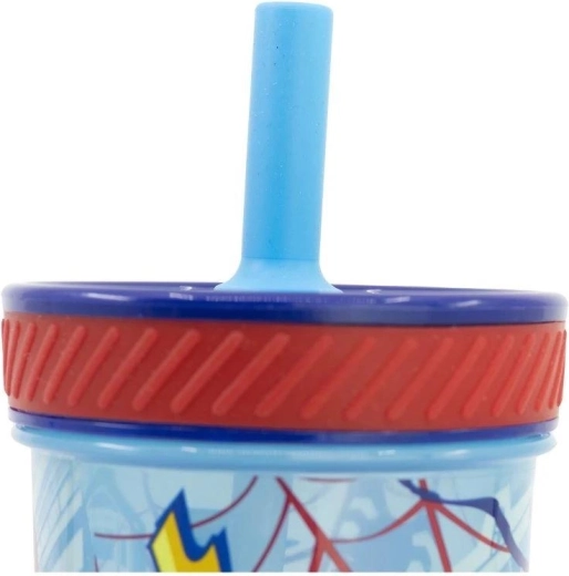 Couvercle et paille en silicone pour boire confortablement