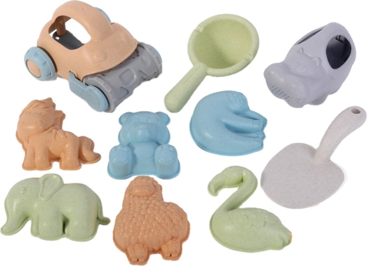 Jeu créatif avec moules et outils