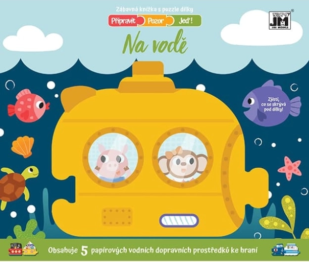 À vos marques, prêts, partez ! sur l’eau – livre interactif avec pièces amovibles