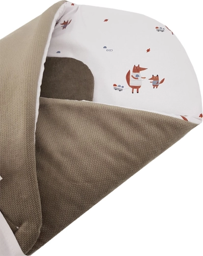 Coton doux à l’intérieur, velvet soyeux à l’extérieur