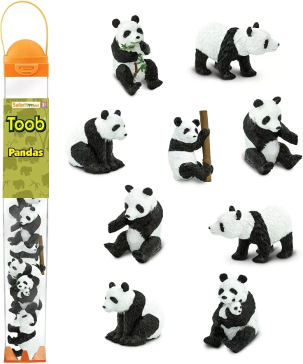 Safari Ltd. tube de pandas (Toobs) - 1 pièce