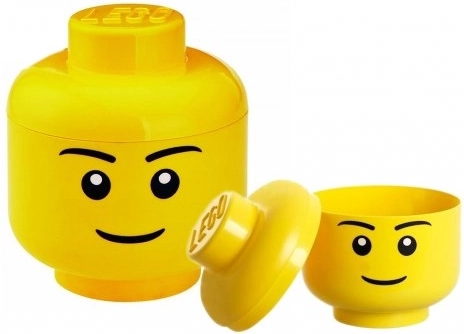 Tête de rangement Lego L – garçon