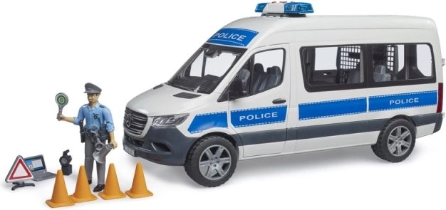 Fourgon de police MB Sprinter avec effets lumineux et sonores Bruder