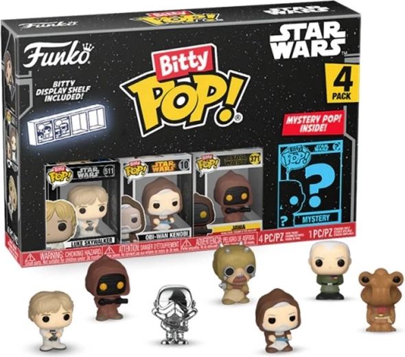 Funko bitty pop! Star Wars Luke pack de 4
