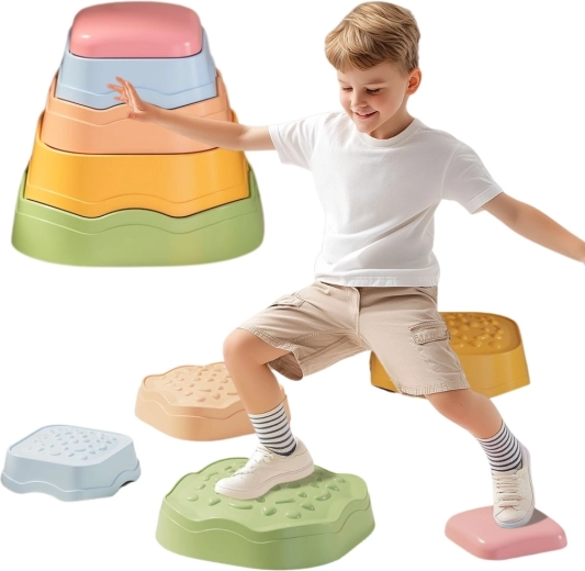 Pierres d’équilibre sensorielles WOOPIE – 5 pcs