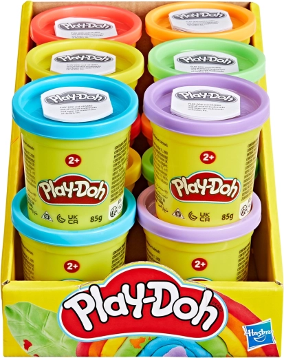 Pots individuels Play-Doh 85 g – assortiment de couleurs pour jouer avec créativité