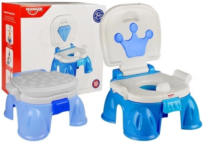 Pot de nuit pour enfants avec couronne