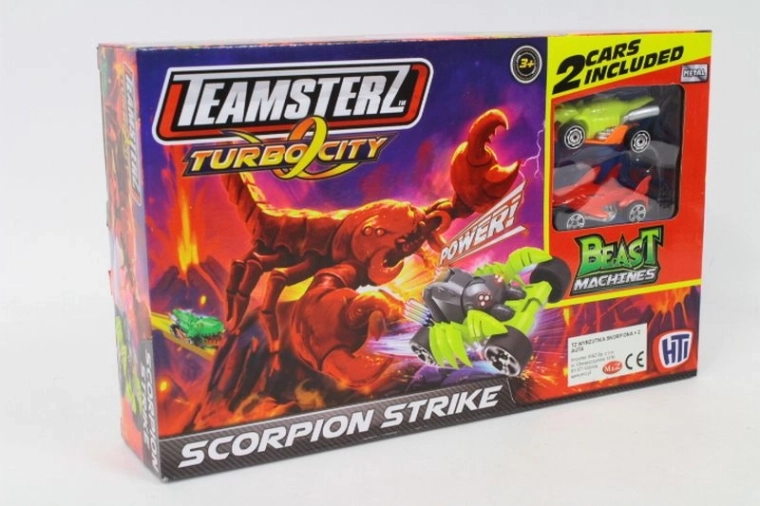 Teamsterz Beast Machines Tour : attaque du scorpion + 2 petites voitures