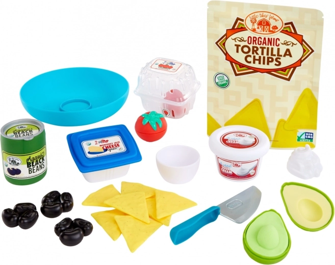 Tout pour préparer des « nachos » au même endroit