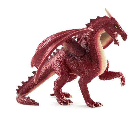 Mojo dragon rouge figurine Deluxe