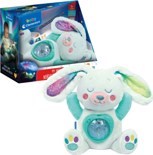 Lapin arctique Clementoni avec projecteur d’aurores boréales