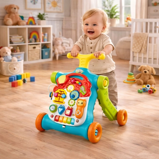 Trotteur stable pour les premiers pas