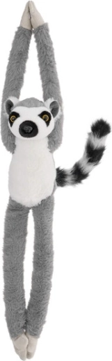 Lémur suspendu en peluche 65 cm