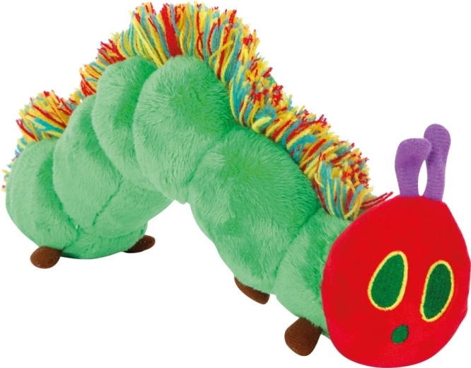 small foot chenille en peluche du livre La Chenille qui fait des trous (Eric Carle) 28 cm