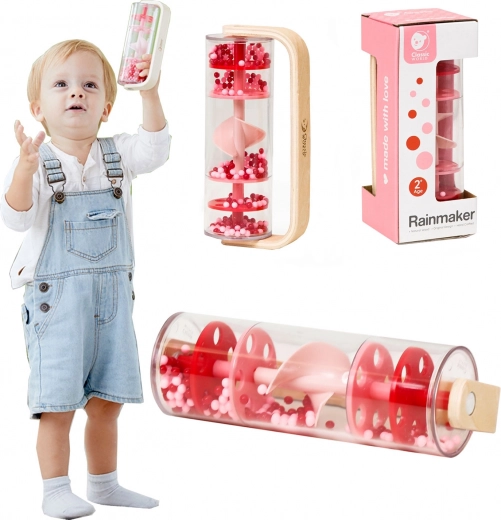 Classic World bâton de pluie à billes – rouge