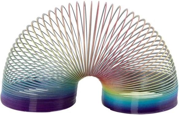 Ressort arc-en-ciel en métal Goki - 1 pièce