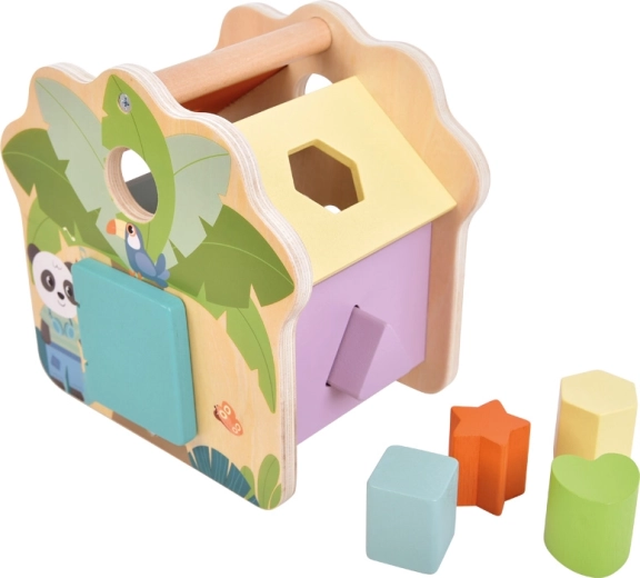 Maison des formes avec poignée