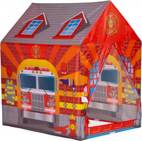 tente pour enfants station de pompiers iplay