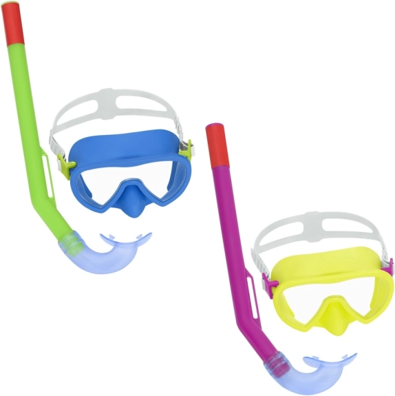 Masque de plongée pour enfants avec tuba Bestway 3+ – Jaune