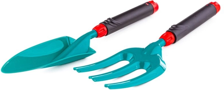 Pelle et cultivateur à main pour creuser et ameublir