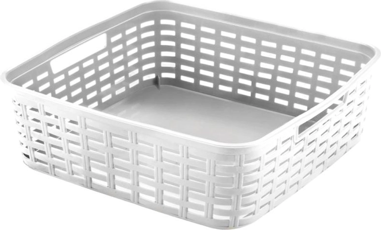 Panier de rangement en plastique HEIDRUN 19 × 29 × 10 cm, assortiment de couleurs