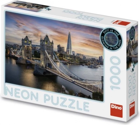 Puzzle néon Crépuscule sur Tower Bridge 1000 pièces