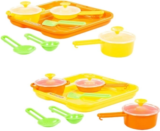 Plateau de service avec vaisselle pour enfants