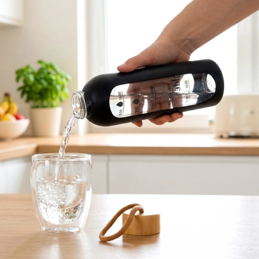 Verre borosilicaté résistant, aussi pour les boissons chaudes