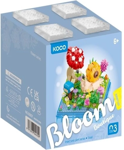 KOCO jeu de construction Bloom Boutique escargot 625 pièces - 1 pièce