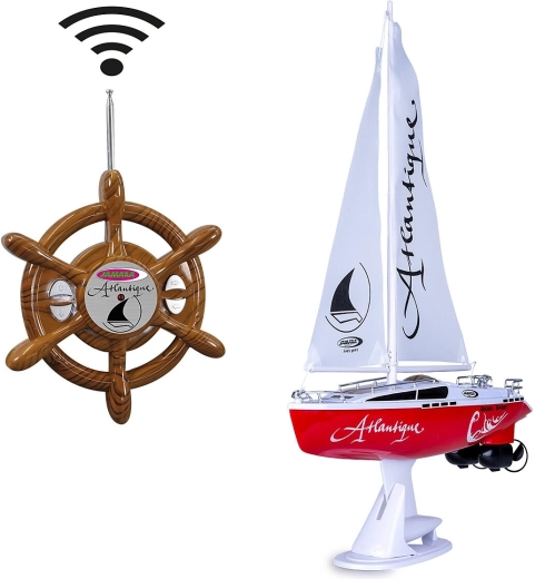 Voilier radiocommandé JAMARA Atlantique avec commande à 2 canaux 27 MHz