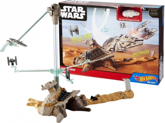 Set de jeu Star Wars de Hot Wheels avec vaisseaux spatiaux