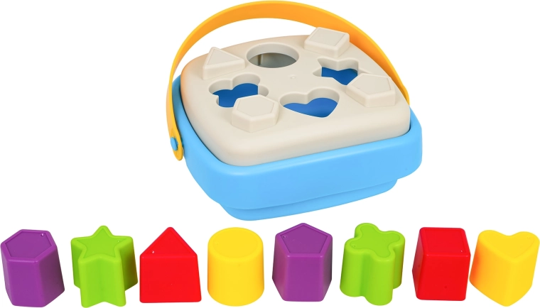 Trieur coloré avec 8 pièces