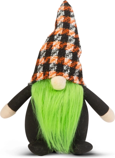 Lutin scandinave d'Halloween vert 34 cm