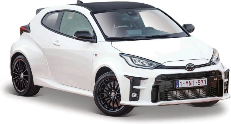 Maisto Toyota GR Yaris 2021 blanche 1:24