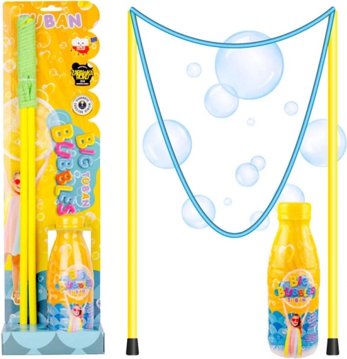 TUBAN kit pour bulles géantes avec corde 45 cm et solution 400 ml