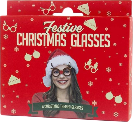 Gift Republic lunettes de carnaval de Noël – lot de 6 pièces